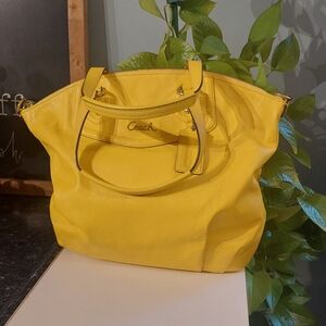 Coach Sunny Yellow Tote Bag